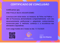 Trilha Na Prática - MKT & Processos