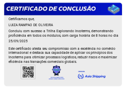 Trilha Explorando Incoterms