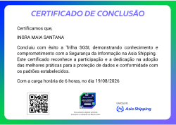 Trilha SGSI | Sistema de Gestão de Segurança da Informação
