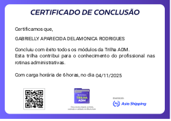 Trilha ADM