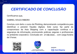 Treinamento | Phishing