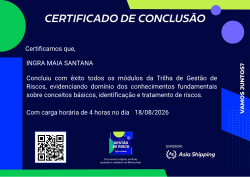 Trilha Gestão de Riscos