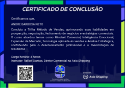 Trilha Método de Vendas