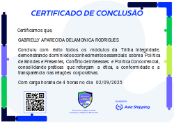 Trilha Integridade