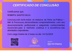 Trilha Na Prática - MKT & Processos