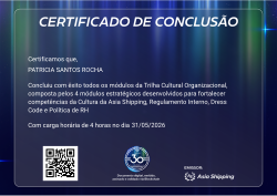 Trilha Cultura Organizacional