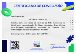 Trilha Excelência em Atendimento
